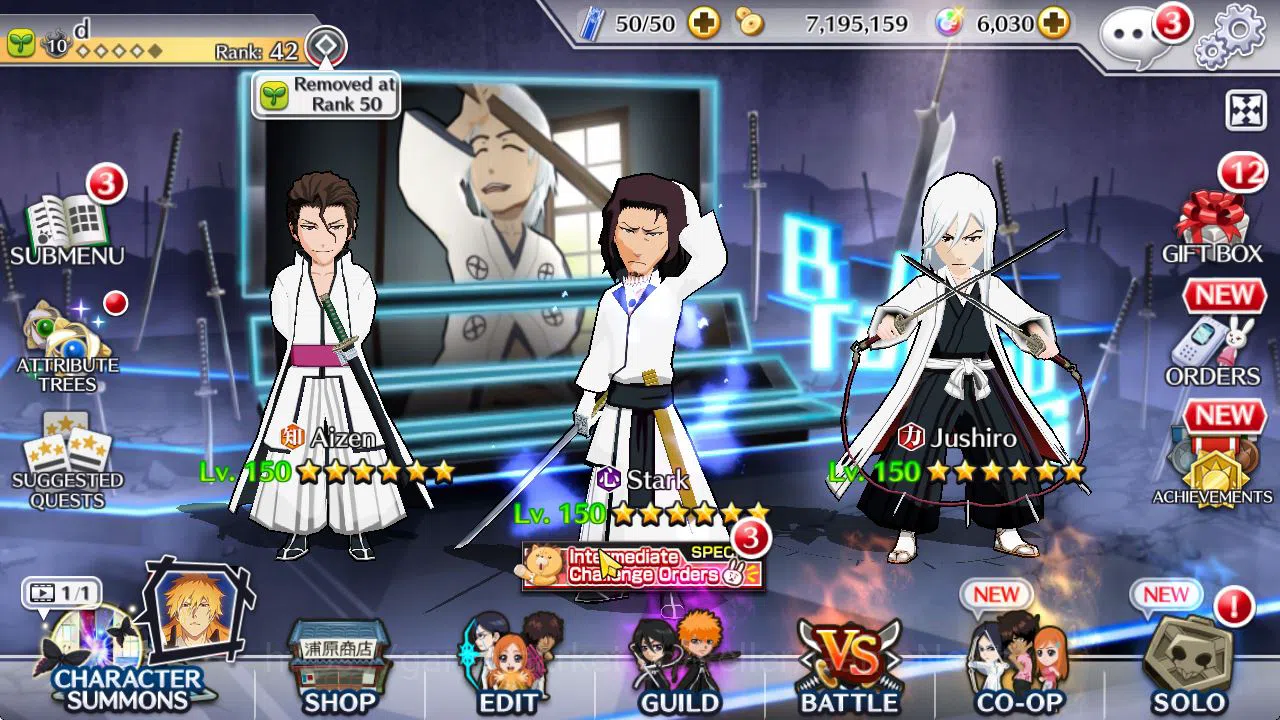 Bleach: Brave Souls Accounts [GLOBAL]6K Orb+Fresh All Story|Stark,Aaroniro,Aize image 7