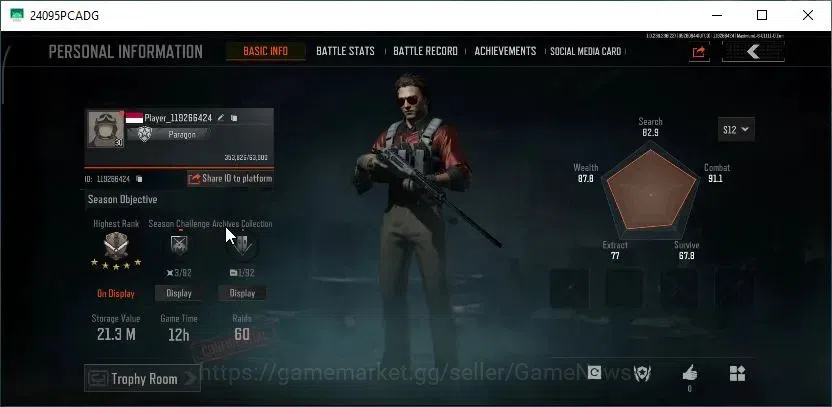 Arena Breakout Accounts MOBILE Lv30|SV 21,3M| CV 18M|3 Set|P AKM,QS AKS-74 image 2