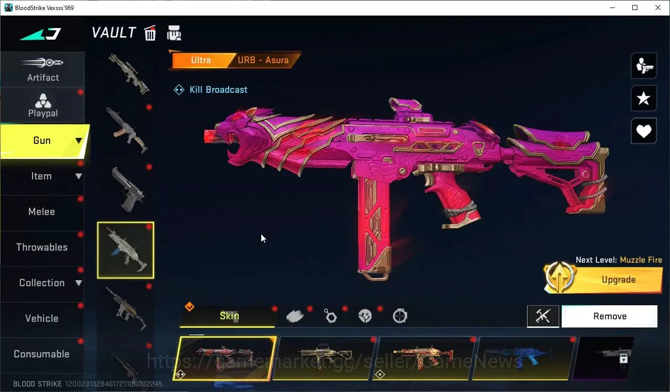 Blood Strike Accounts ASIA|Collab 7DS (Kar98k,QBZ95)|13 Ultra(HANK,ETHAN image 15