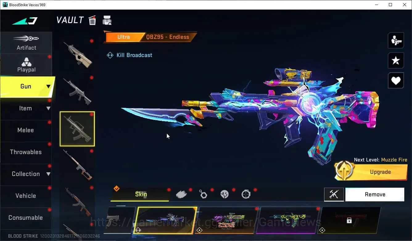 Blood Strike Accounts ASIA|Collab 7DS (Kar98k,QBZ95)|13 Ultra(HANK,ETHAN image 17