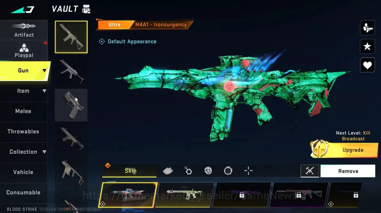 Blood Strike Accounts Collab Skin ASIA|KEN-Enzo,+TokRev[MCX]|ULTRA [ZERO-Agent Zero M4A1,TalonKnife-Sanctum,etc|LMT 11