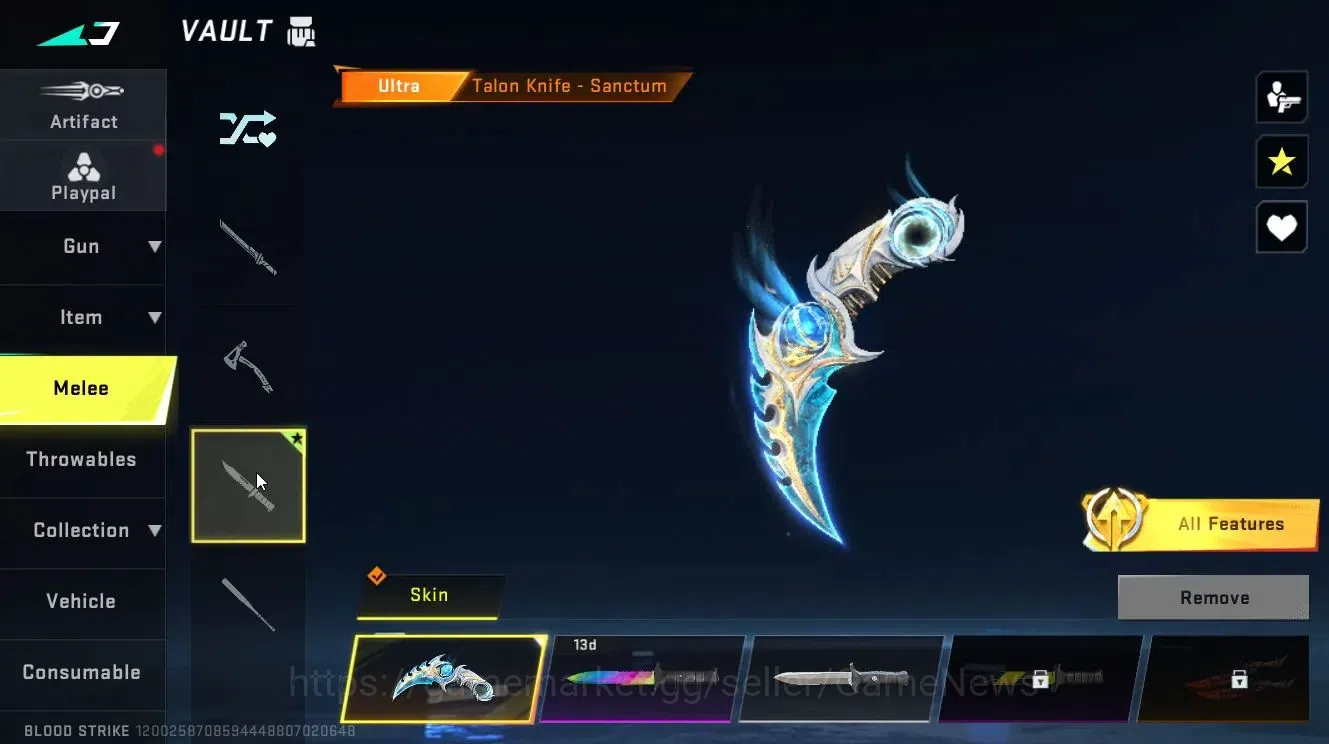 Blood Strike Accounts Collab Skin ASIA|KEN-Enzo,+TokRev[MCX]|ULTRA [ZERO-Agent Zero M4A1,TalonKnife-Sanctum,etc|LMT 14