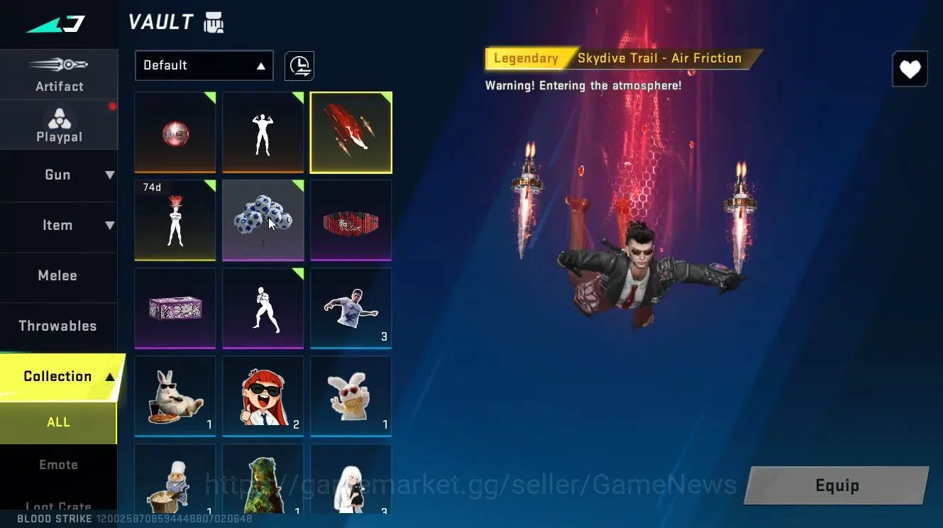 Blood Strike Accounts Collab Skin ASIA|KEN-Enzo,+TokRev[MCX]|ULTRA [ZERO-Agent Zero M4A1,TalonKnife-Sanctum,etc|LMT 19