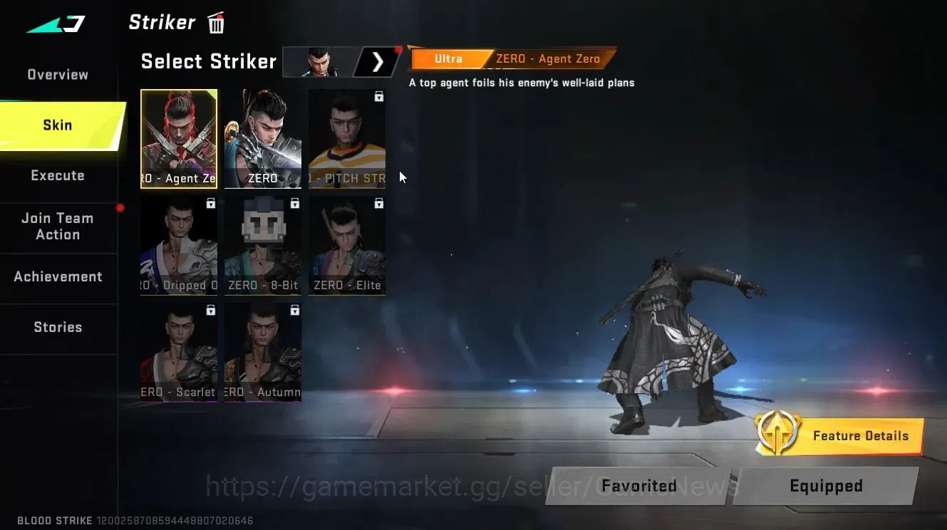 Blood Strike Accounts Collab Skin ASIA|KEN-Enzo,+TokRev[MCX]|ULTRA [ZERO-Agent Zero M4A1,TalonKnife-Sanctum,etc|LMT 3