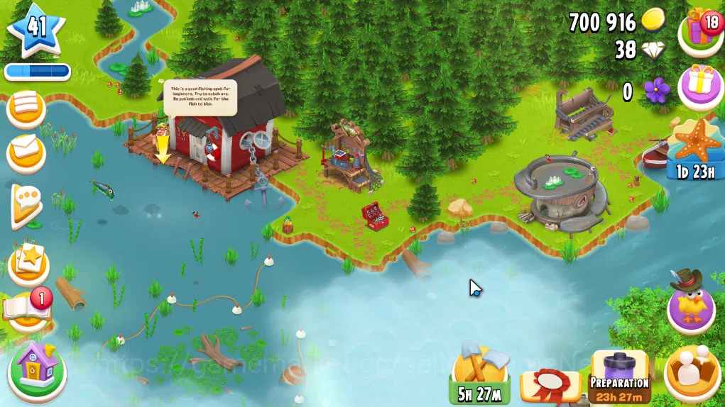 Hay Day Accounts Level 41 | Barn Storage 1100 + Silo Storage 625 | 700k Coins, 38 Diamonds |CN ON|Log Supercell ID|Take 5