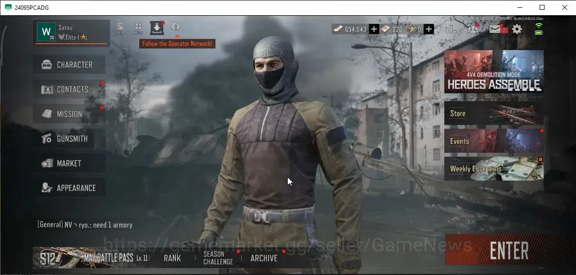 Arena Breakout Accounts MOBILE Lv30|SV 18,8M|CV 10,6M|SS Groza,GM AK12,Cer image 1