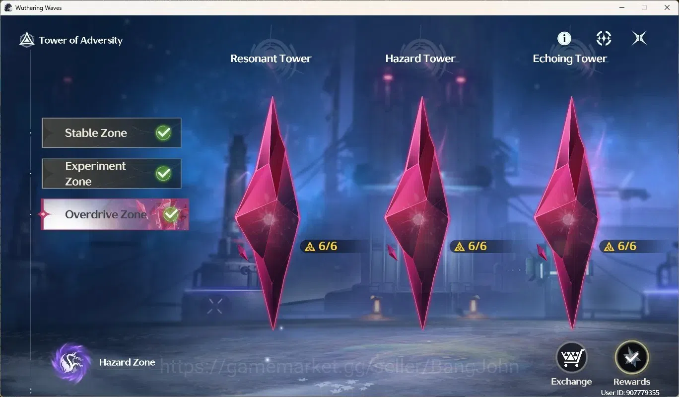 Wuthering Waves Accounts SEA|UL 53|Rank 6|2 Char Limited [Cartethyia Rc6]+S image 15