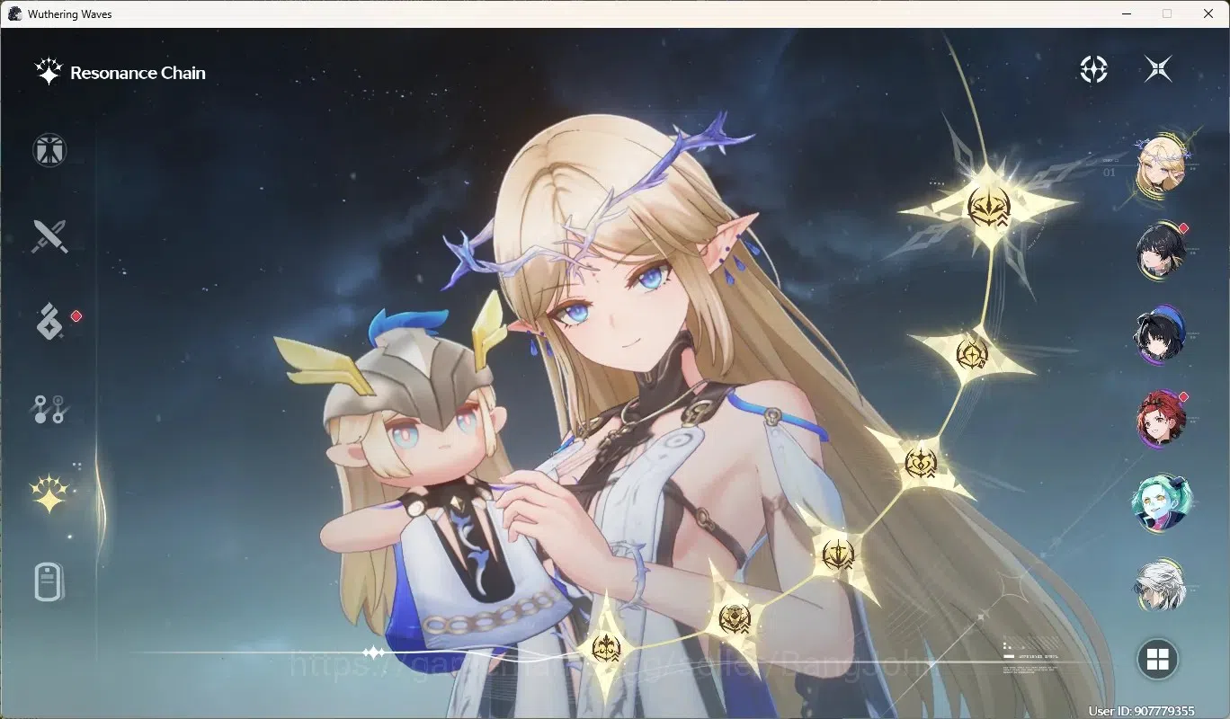 Wuthering Waves Accounts SEA|UL 53|Rank 6|2 Char Limited [Cartethyia Rc6]+S image 3