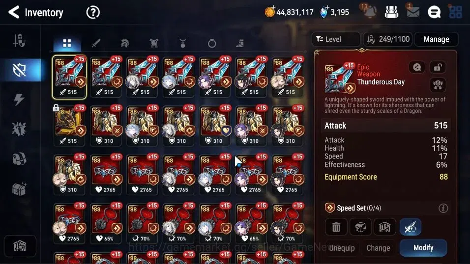 Epic Seven Accounts GLOBAL UnVerif|4ML(Rhiana&Luciel,Straze,US Choux)+ image 16