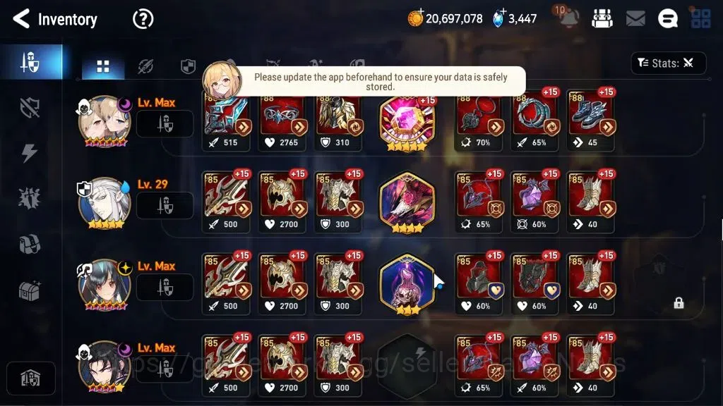 Epic Seven Accounts Global Unverif|New Era|5ML(RhianaLuciel,RueleLight image 14