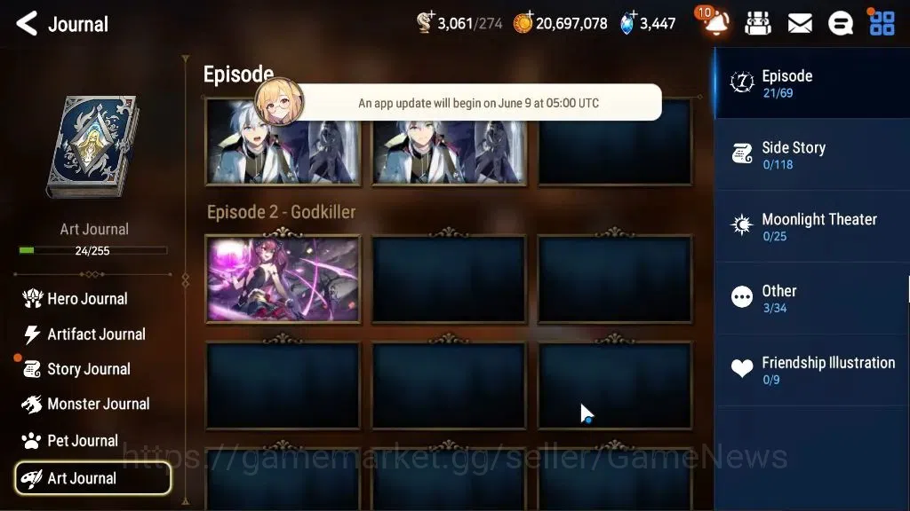 Epic Seven Accounts Global Unverif|New Era|5ML(RhianaLuciel,RueleLight image 20