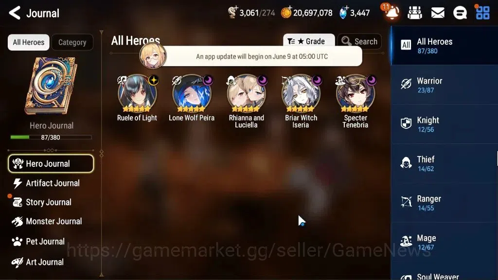 Epic Seven Accounts Global Unverif|New Era|5ML(RhianaLuciel,RueleLight image 6