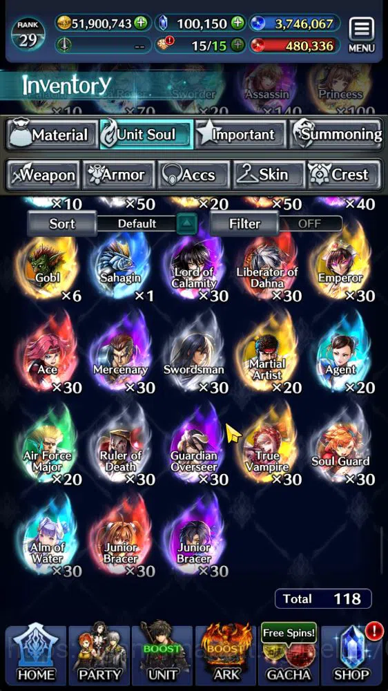 Last Cloudia Accounts GLOBAL|100K Cryst|TopTierUnits [A Roland,Lougseus  image 10