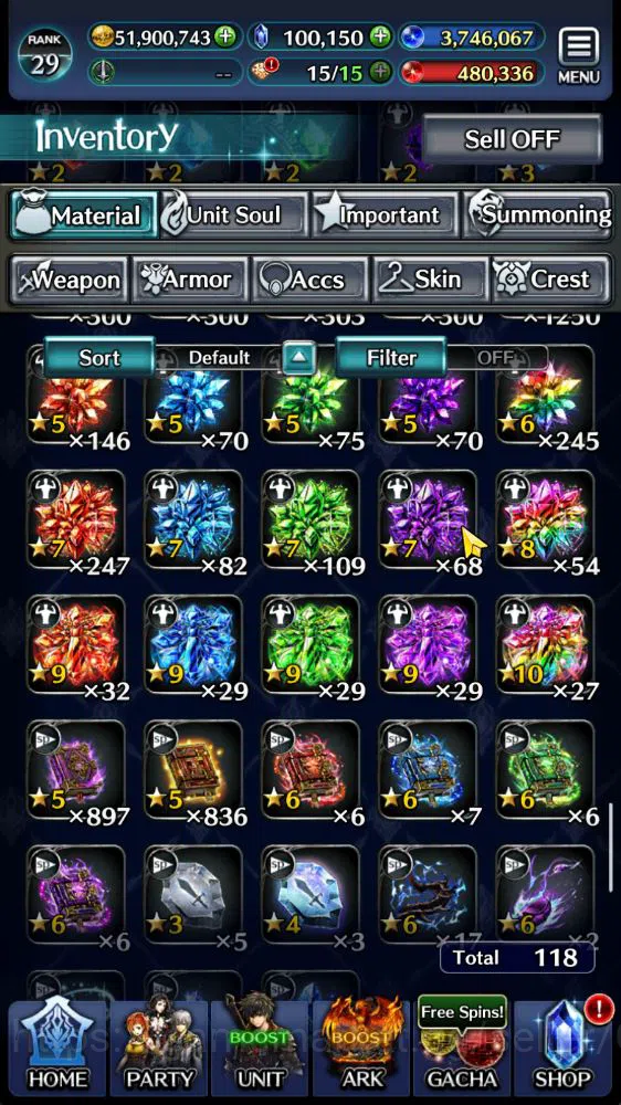 Last Cloudia Accounts GLOBAL|100K Cryst|TopTierUnits [A Roland,Lougseus  image 11