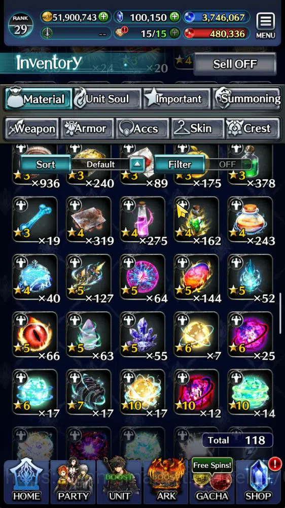 Last Cloudia Accounts GLOBAL|100K Cryst|TopTierUnits [A Roland,Lougseus  image 13
