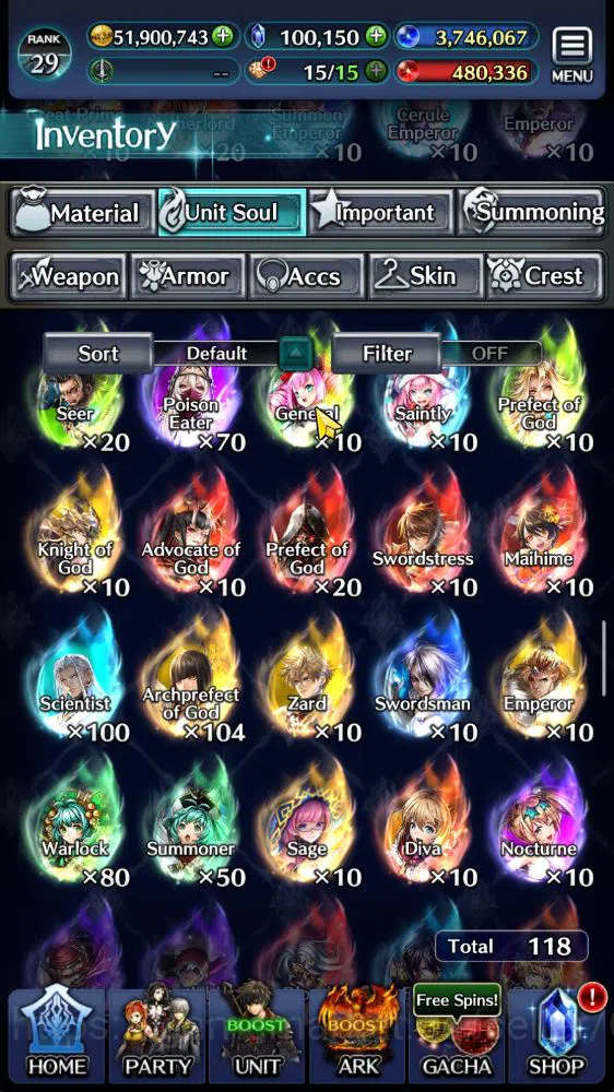 Last Cloudia Accounts GLOBAL|100K Cryst|TopTierUnits [A Roland,Lougseus  image 16