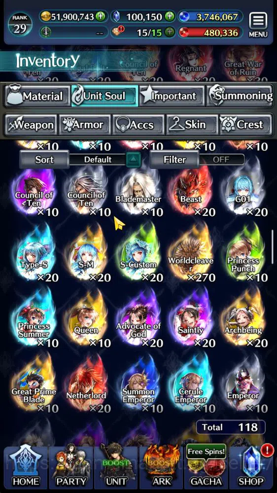 Last Cloudia Accounts GLOBAL|100K Cryst|TopTierUnits [A Roland,Lougseus  image 20