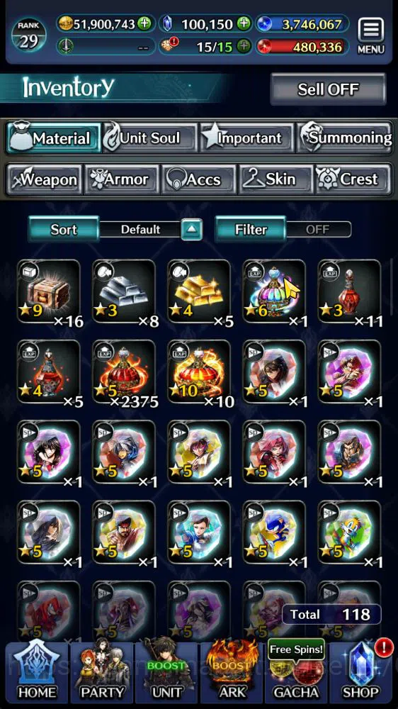 Last Cloudia Accounts GLOBAL|100K Cryst|TopTierUnits [A Roland,Lougseus  image 6