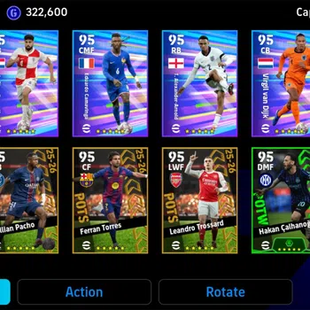 eFootball Accounts Legends & Iconic Players Mobile|PW 3140|Andres Iniesta BigT,Zlatan Ibrahimovic Epic,Cafu Epic,Dennis