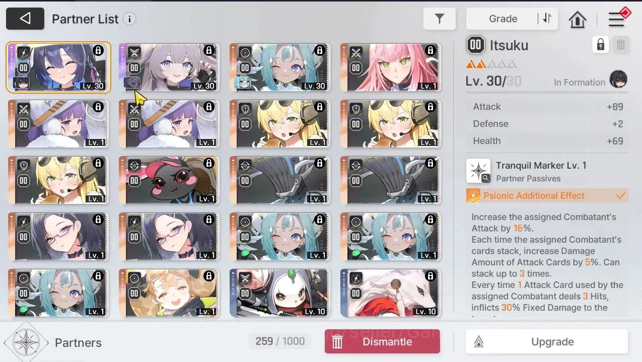 Chaos Zero Nightmare Accounts GLOBAL|Lv41|6 SSR[Narja,Chizuru+Sign,Haru,Veronica,Renoa,Hugo]|10 SR[MikaM4,Tressa,Etc]|2 SSR 5