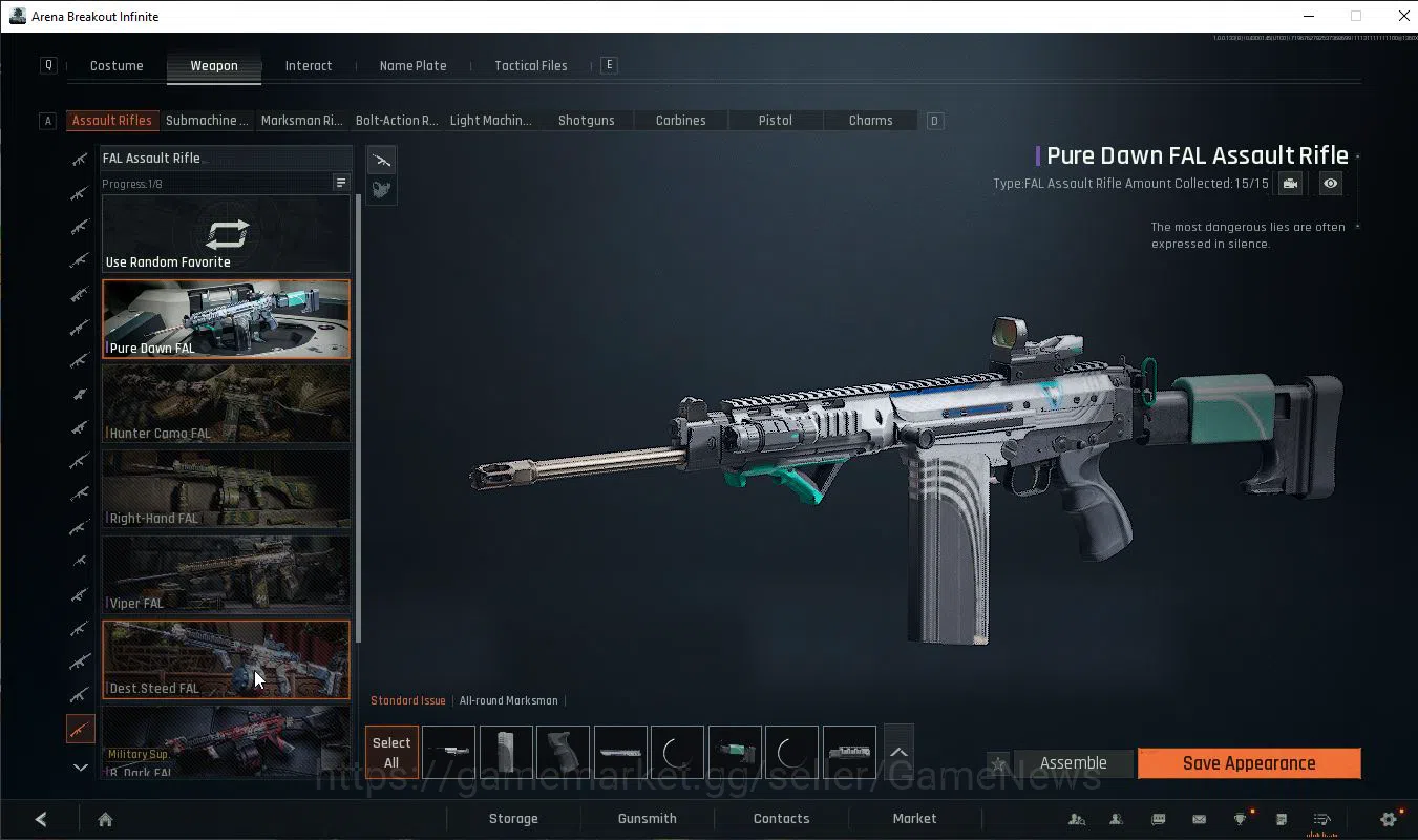 Arena Breakout: Infinite Accounts Global |Lvl 30| SV 159M | CV 138M |AUG Pure Down,A image 10