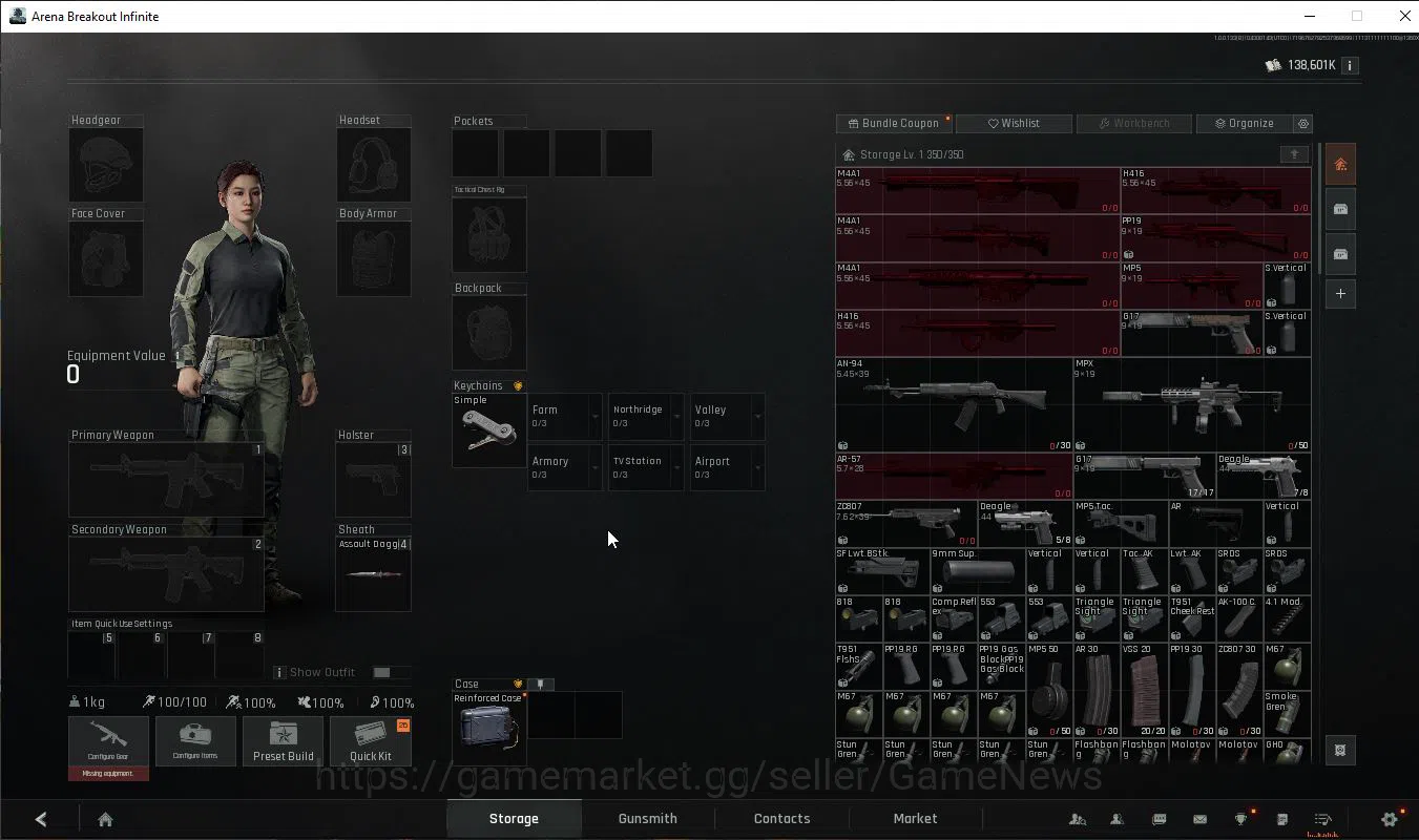 Arena Breakout: Infinite Accounts Global |Lvl 30| SV 159M | CV 138M |AUG Pure Down,A image 3