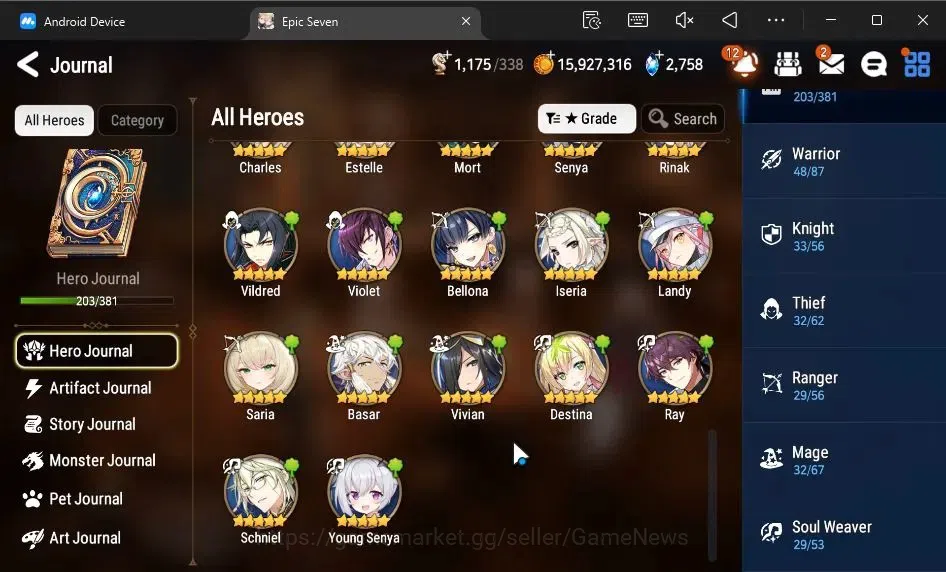 Epic Seven Accounts ASIA|23 ML(Salome,BArunka,Har setti,Ruele,Etc)+Rin image 11