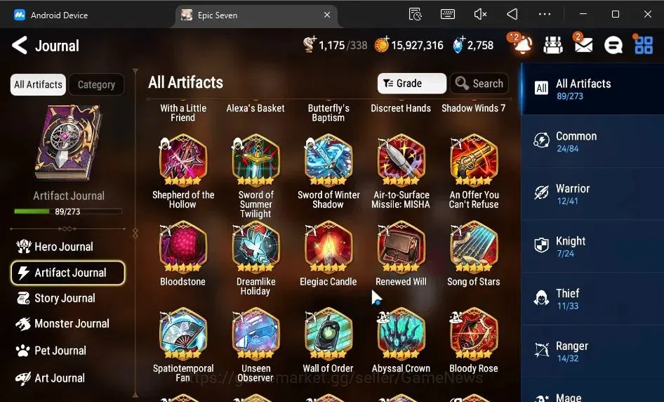 Epic Seven Accounts ASIA|23 ML(Salome,BArunka,Har setti,Ruele,Etc)+Rin image 13