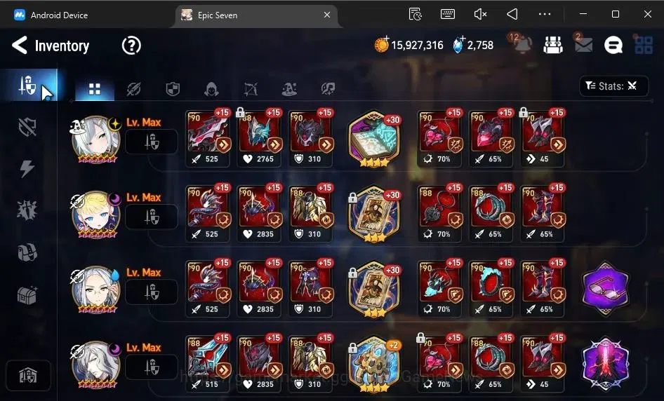 Epic Seven Accounts ASIA|23 ML(Salome,BArunka,Har setti,Ruele,Etc)+Rin image 15