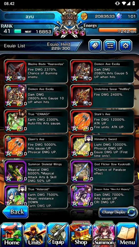 Grand Summoners Accounts Global | 9 Ascend Frieren TW, Houka TW, Liza Super image 12