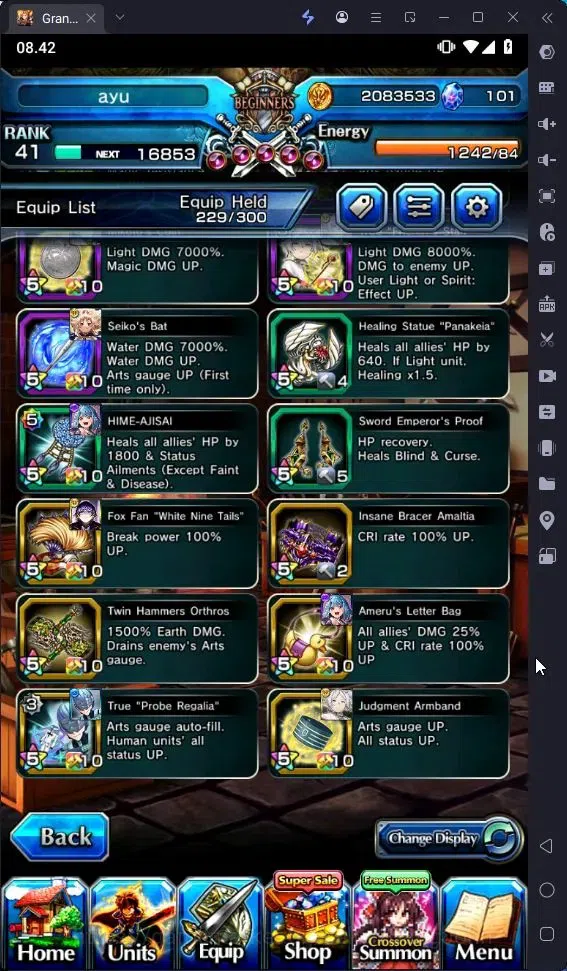 Grand Summoners Accounts Global | 9 Ascend Frieren TW, Houka TW, Liza Super image 13