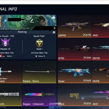 Blood Strike Accounts Others ASIA|5 ETERNAL& LIMIT  : DESERTO,ORIGIN | |27 ULTRA  ||CHEK SS|| LogNetEase(BS1199Z)