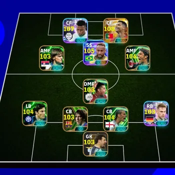 eFootball Accounts Legends & Iconic Players KONAMI ONLY | COLECTIVE 3232+,BIGTIME RONALDO NEW x SHWOTIME MBAPPE x NEW NEYMAR