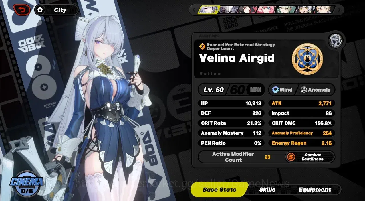 Zenless Zone Zero Accounts End-Game Asia ENDGAME| 94 EMT | 24 Limit 3 AoD + VH 17
