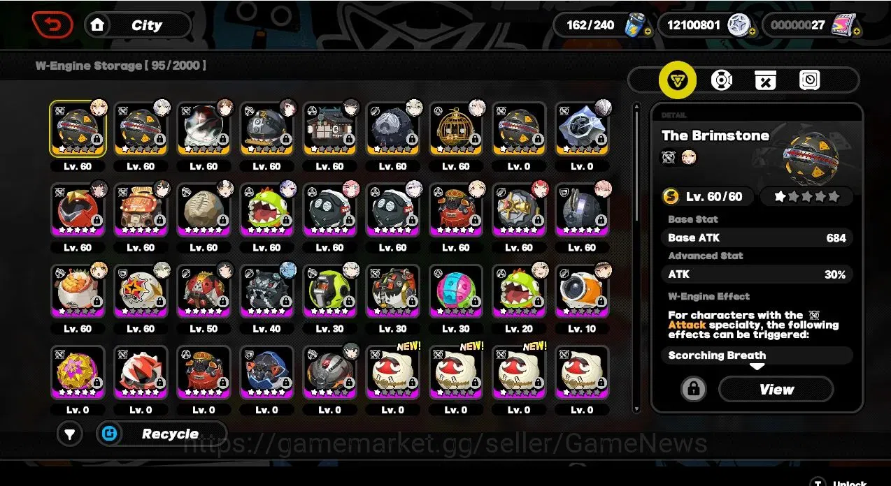 Zenless Zone Zero Accounts End-Game Asia ENDGAME| 94 EMT | 24 Limit 3 AoD + VH 4