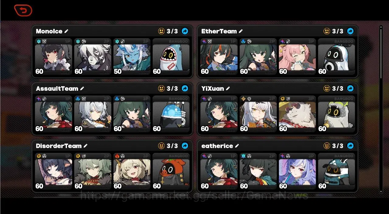 Zenless Zone Zero Accounts End-Game Asia ENDGAME| 94 EMT | 24 Limit 3 AoD + VH 8