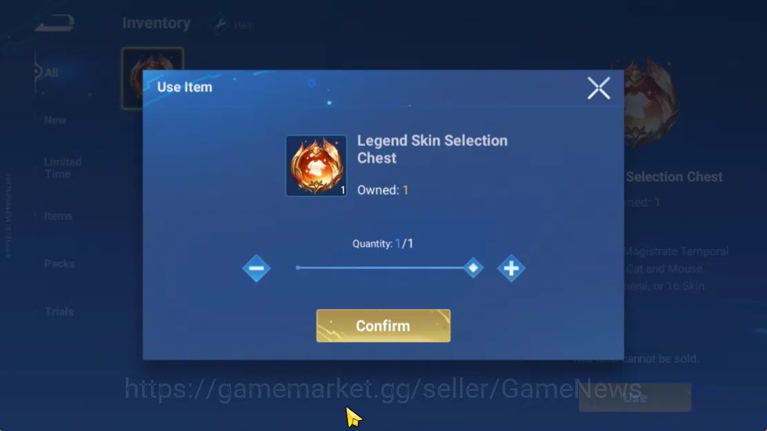 Honor of Kings Accounts Hero 7 |Starter with Legend Skin Selection Chest(D image 4
