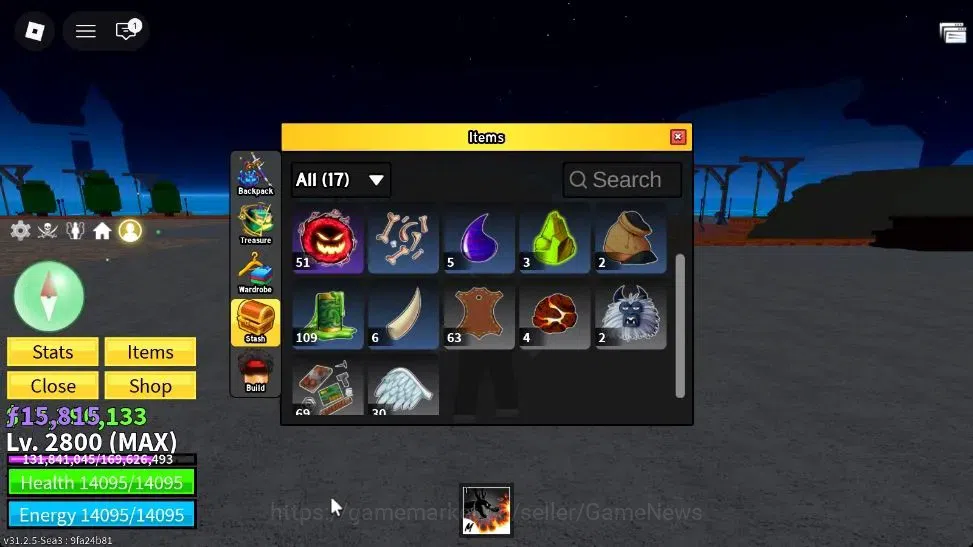 Roblox Accounts Blox Fruit |MAX Lv2800| 3,3M Beli 15k Frag| 1 Myth image 6