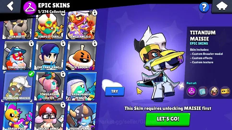 Brawl Stars Accounts 1282 Trophy|9K Bling|16 Brawlers 1 Max Lvl [Frank] image 12