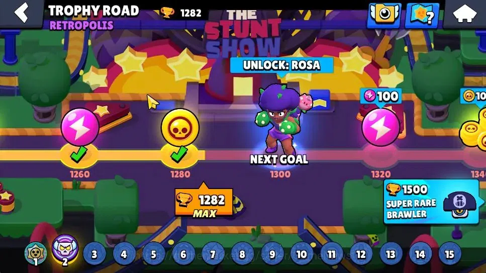 Brawl Stars Accounts 1282 Trophy|9K Bling|16 Brawlers 1 Max Lvl [Frank] image 5