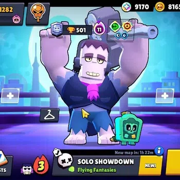 Brawl Stars Accounts 1282 Trophy|9K Bling|16 Brawlers 1 Max Lvl [Frank] image 1