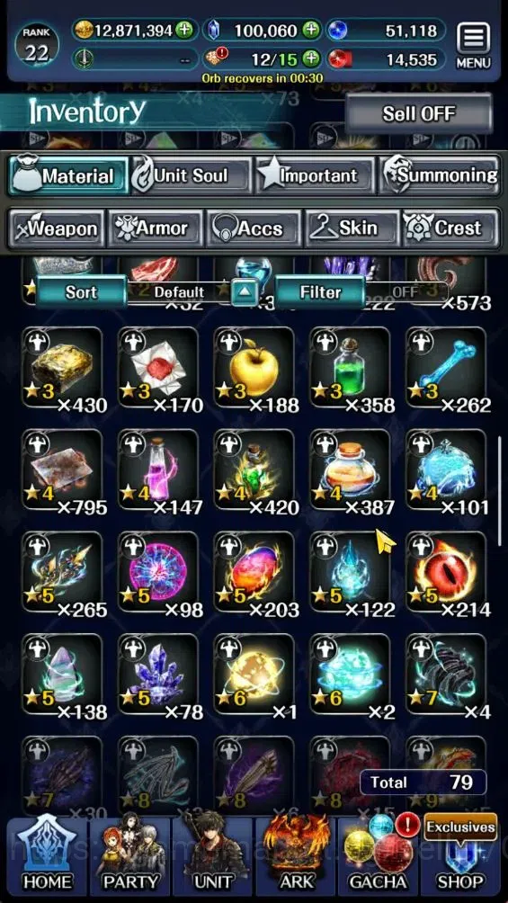 Last Cloudia Accounts GLOBAL|Rank 22|100K Cryst|TopTierUnit [Well Build  image 10