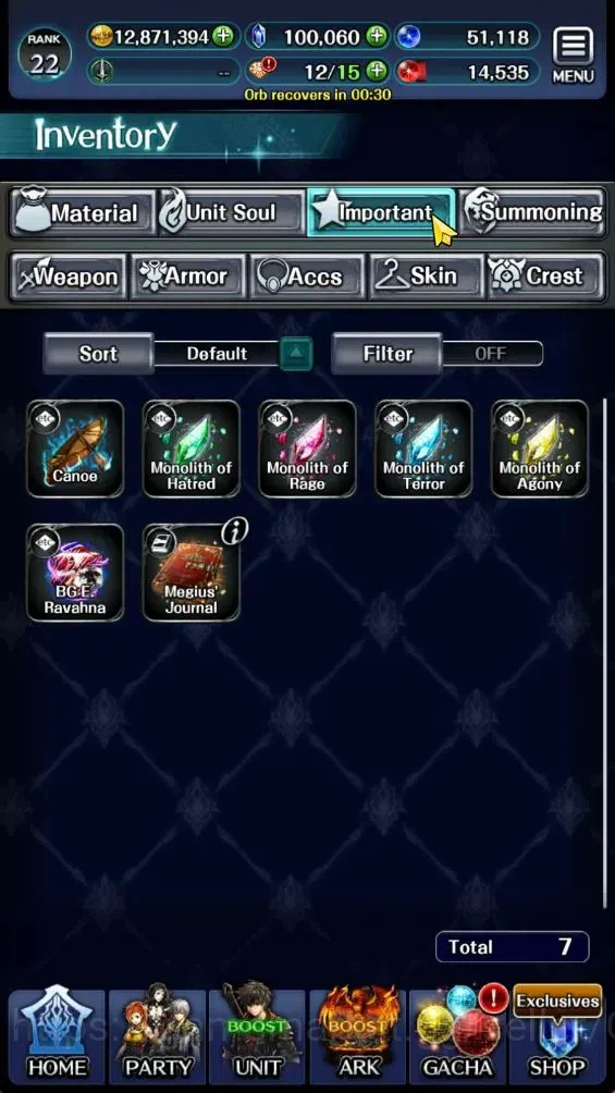 Last Cloudia Accounts GLOBAL|Rank 22|100K Cryst|TopTierUnit [Well Build  image 13