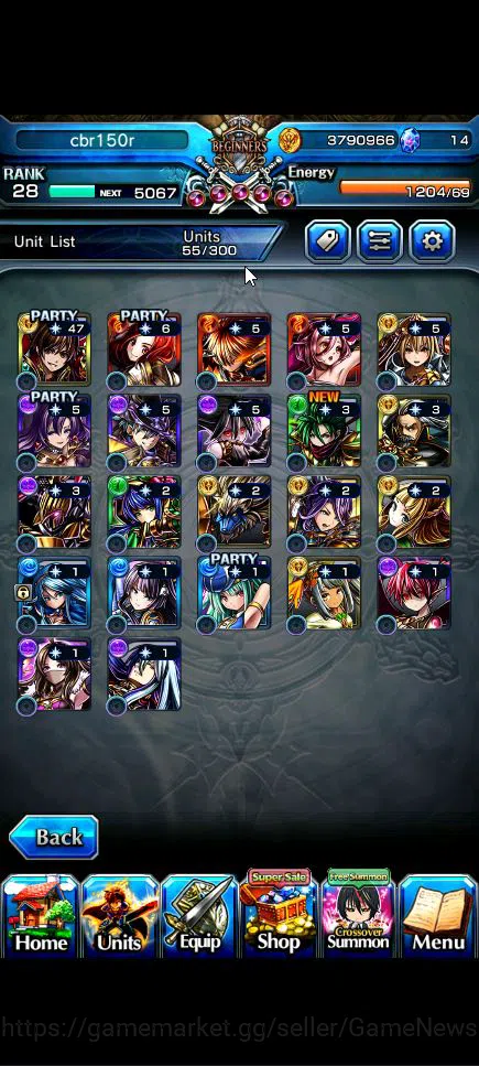Grand Summoners Accounts Global|Rank 28|3 Ascend+2 TW|[Shizu,Combat Form Mi image 10