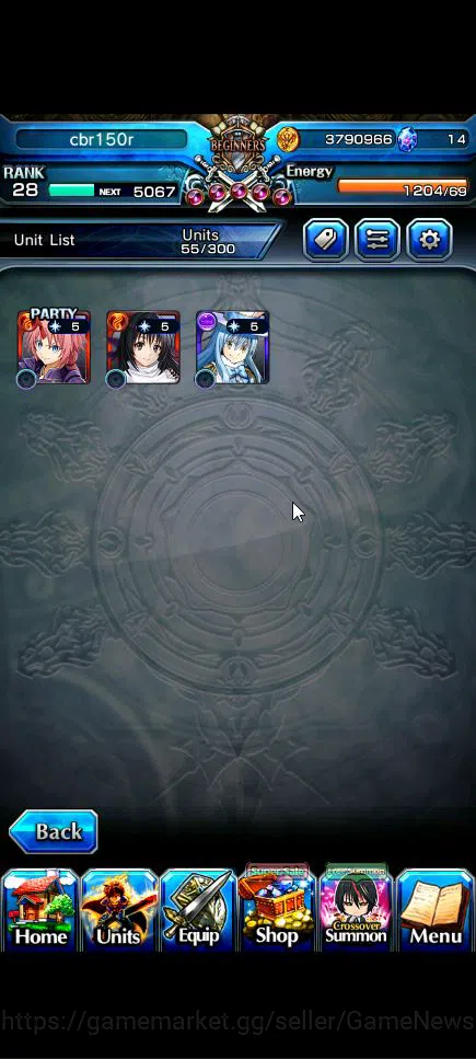 Grand Summoners Accounts Global|Rank 28|3 Ascend+2 TW|[Shizu,Combat Form Mi image 11
