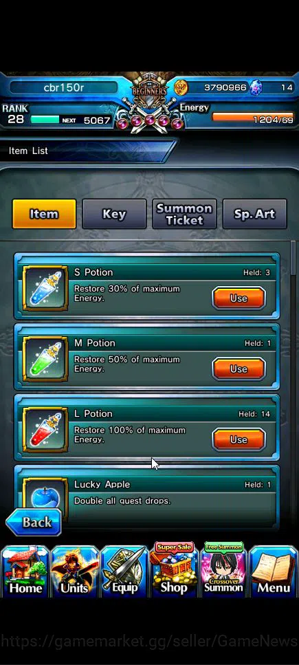 Grand Summoners Accounts Global|Rank 28|3 Ascend+2 TW|[Shizu,Combat Form Mi image 12
