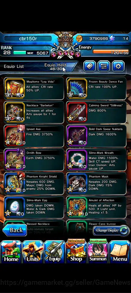 Grand Summoners Accounts Global|Rank 28|3 Ascend+2 TW|[Shizu,Combat Form Mi image 6