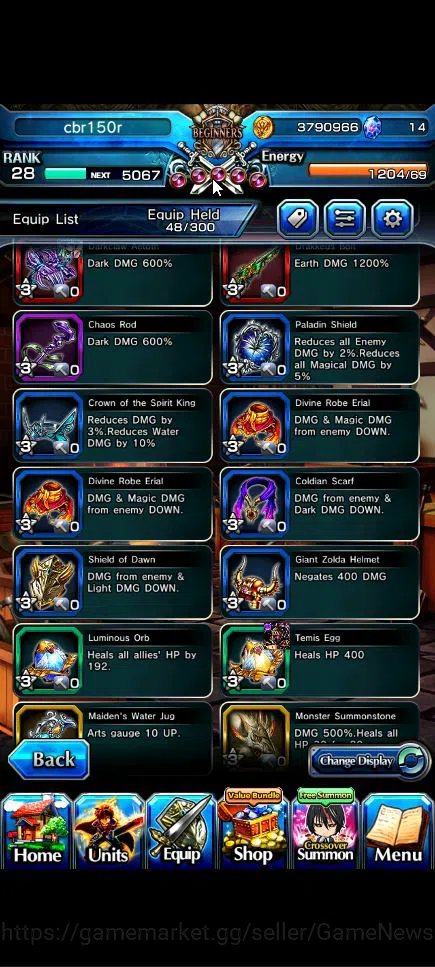 Grand Summoners Accounts Global|Rank 28|3 Ascend+2 TW|[Shizu,Combat Form Mi image 7