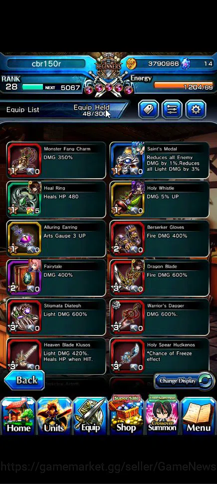 Grand Summoners Accounts Global|Rank 28|3 Ascend+2 TW|[Shizu,Combat Form Mi image 8