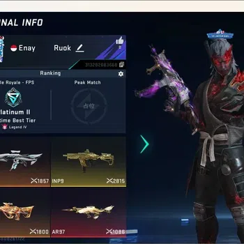 Blood Strike Accounts Others ASIA | 1 Evo Gun: FAL|1 Eternal Gun|3 Collab Guns|2 Limited Gun|9 Ultra Gun|5 Ultra
